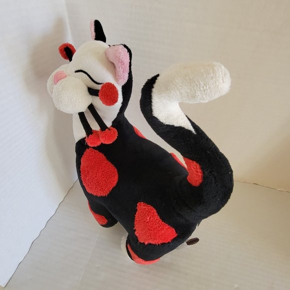 2001 Whimsiclay Art Plush by Amy Lacombe Red Heart Love Feline Cat Kitty 14" - Picture 6 of 14